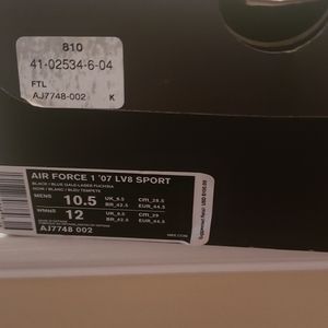 Nike AF 1s (bigger size box but the same shoes)